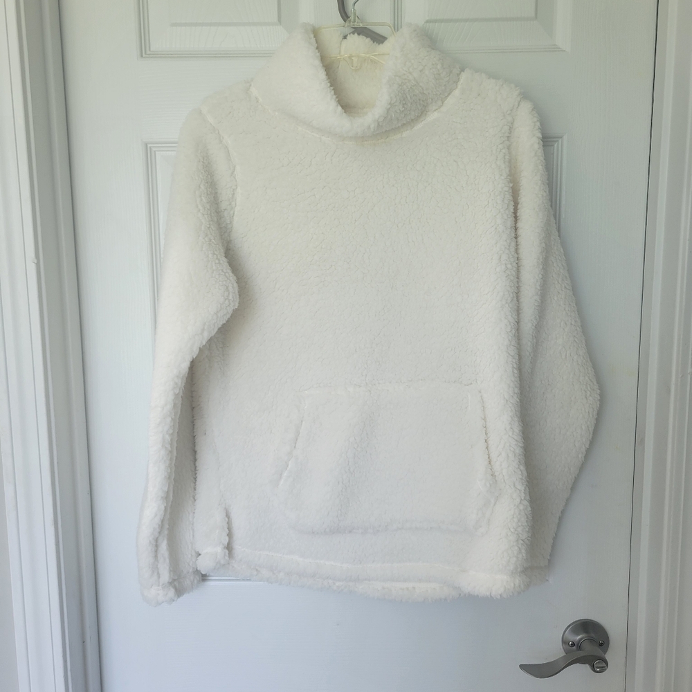 👵NWT ST JOHN'S BAY  WOMEN’S SHERPA PULLOVER
